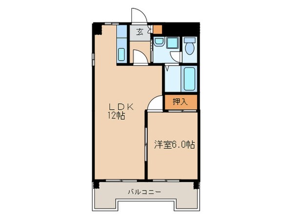 ベルメゾン本田の物件間取画像